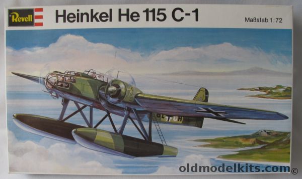 Revell 1/72 Heinkel He-115 C-1 - 3/Ku.Fl.Gr 106 Luftflotte 2 France Late 1940 Night Operations / 1/Ku.Fl.Gr 906 Luftflotte 5 Pori Finland 1942, H241 plastic model kit